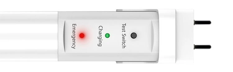 emergency t8 LED tube light with battery