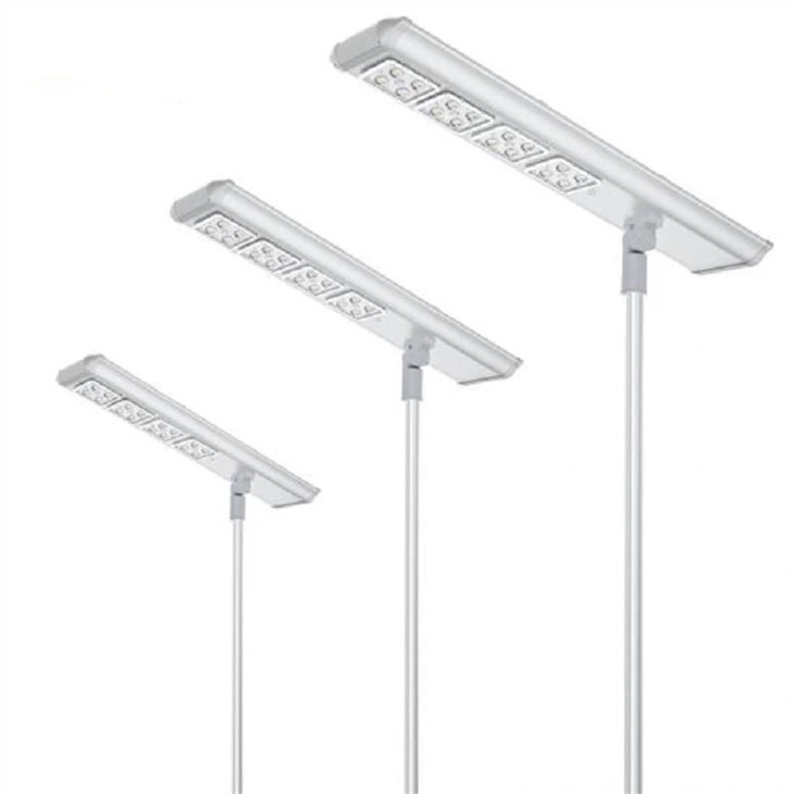 80W Ip65 Municipal All In One Solar Sensor Street Light With Pole Price