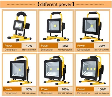 비상 센서 투광등 배터리 작동