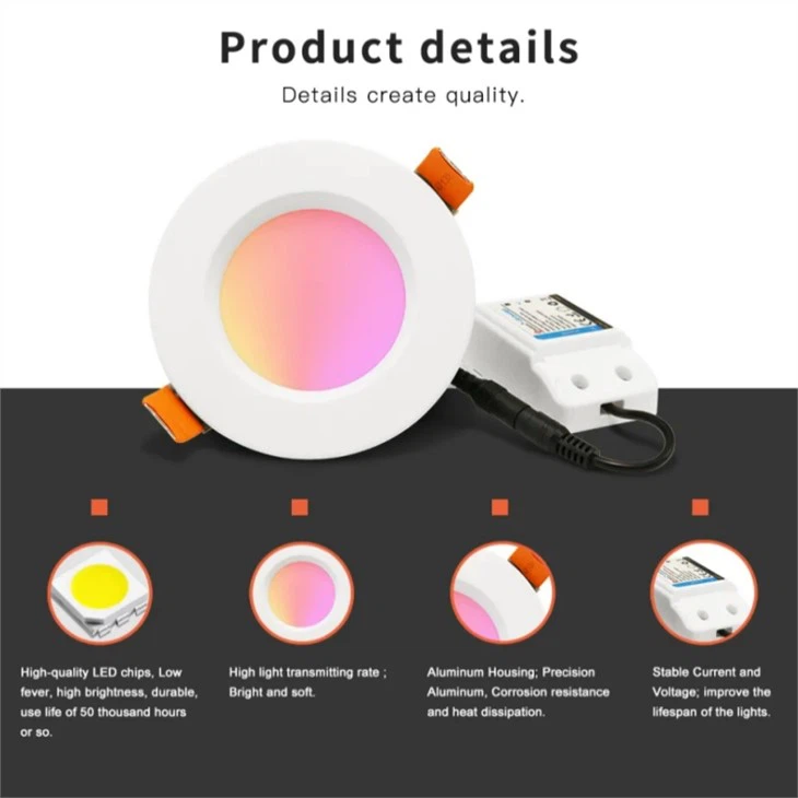 트라이 컬러 Dimmable Led Downlight