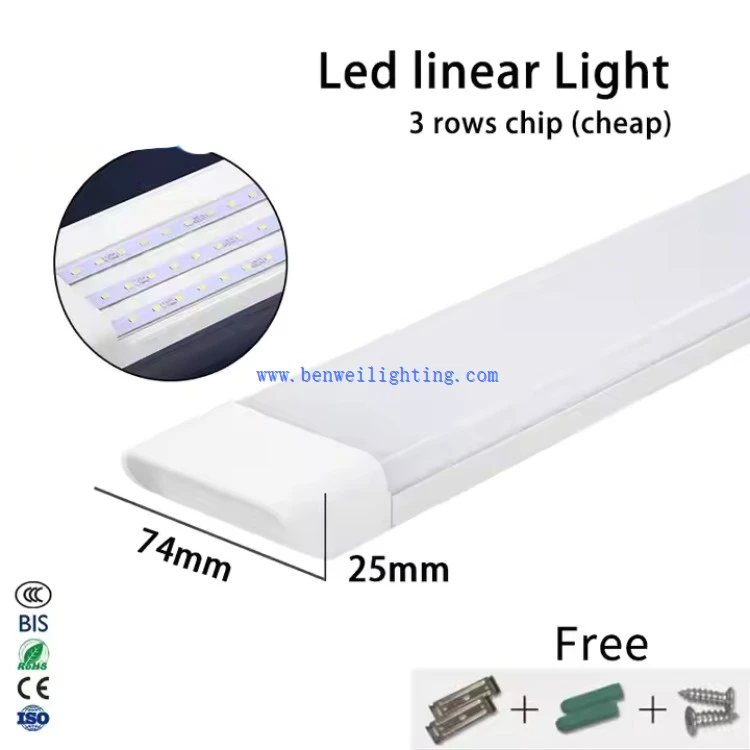 110-277V 10W 3300K Led Batten Light