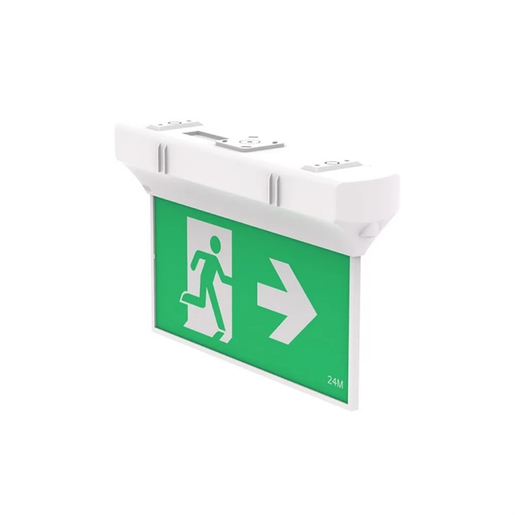 Green Exit Sign With Emergency Light 30cm 20W